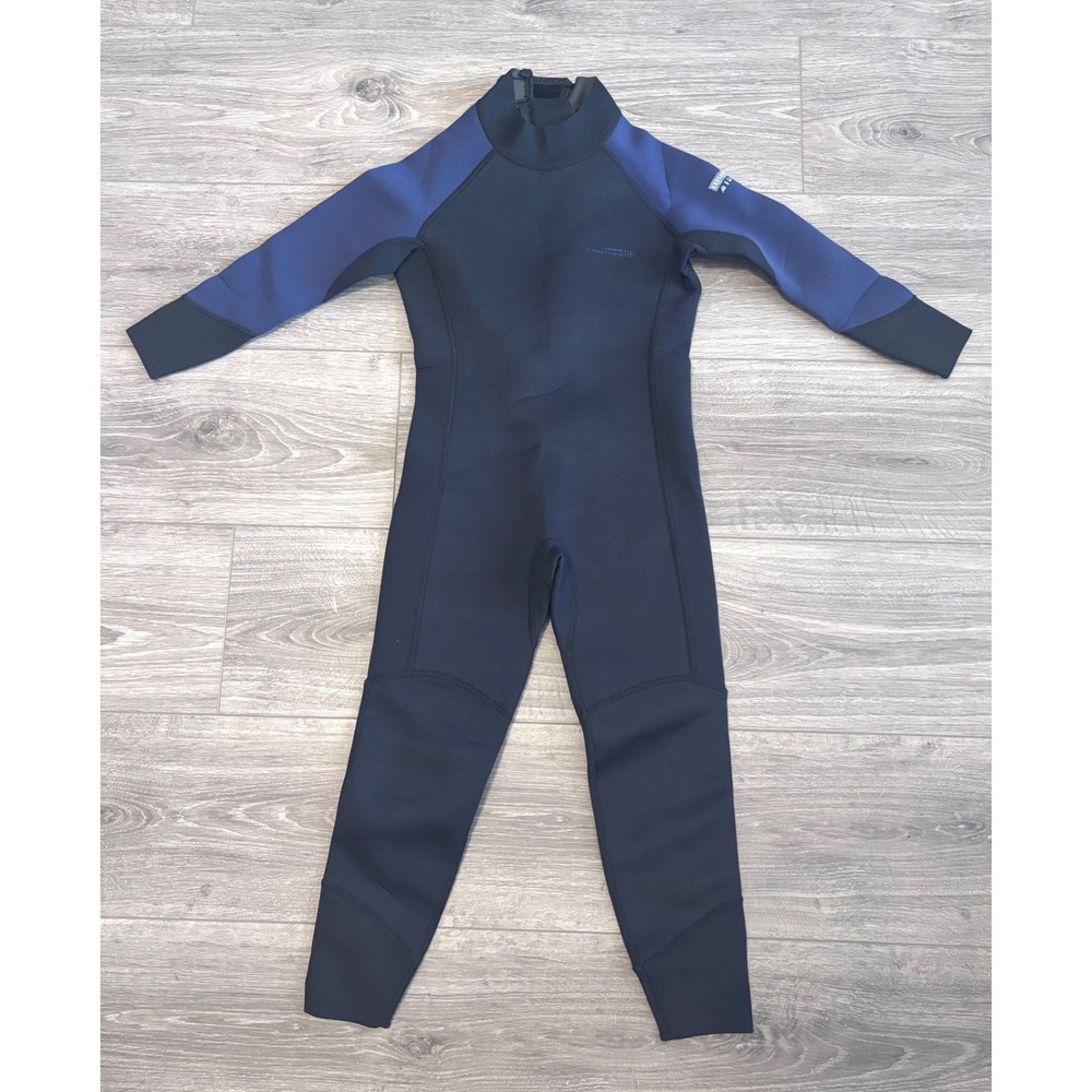 Dark Lightning Explorer Wetsuit Youth 8 Neoprene Black Blue Surfing Diving‎ Swim